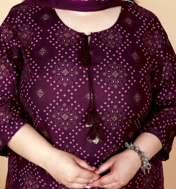 Graceful Layers plus size Kurti Set - Image 2