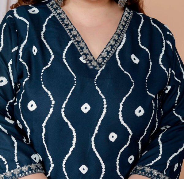 Radiant Curve plus size Kurti set - Image 2