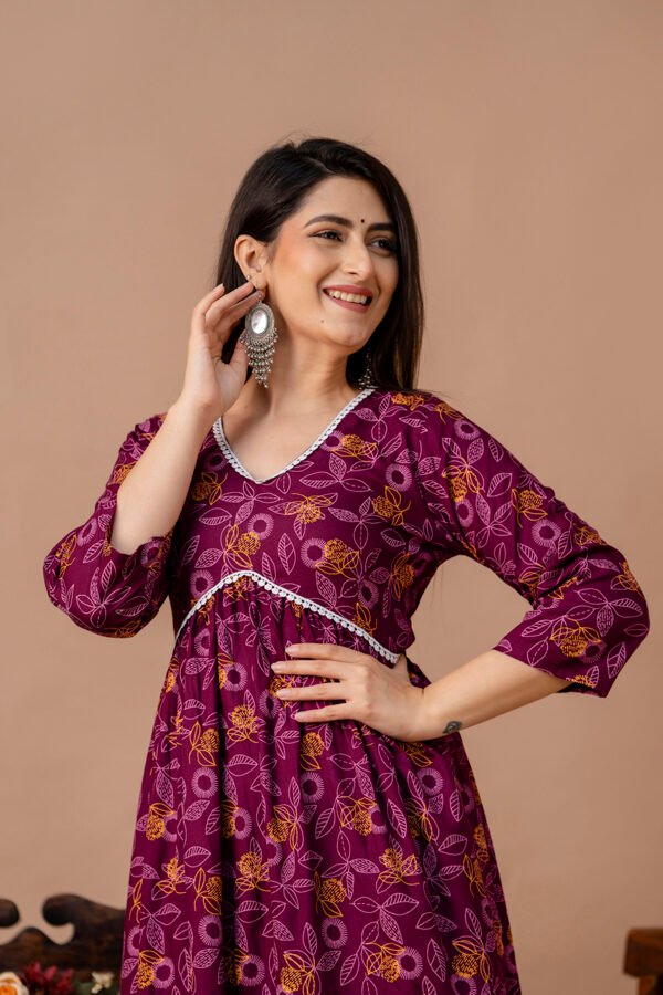 Heritage Bloom Kurta - Image 4