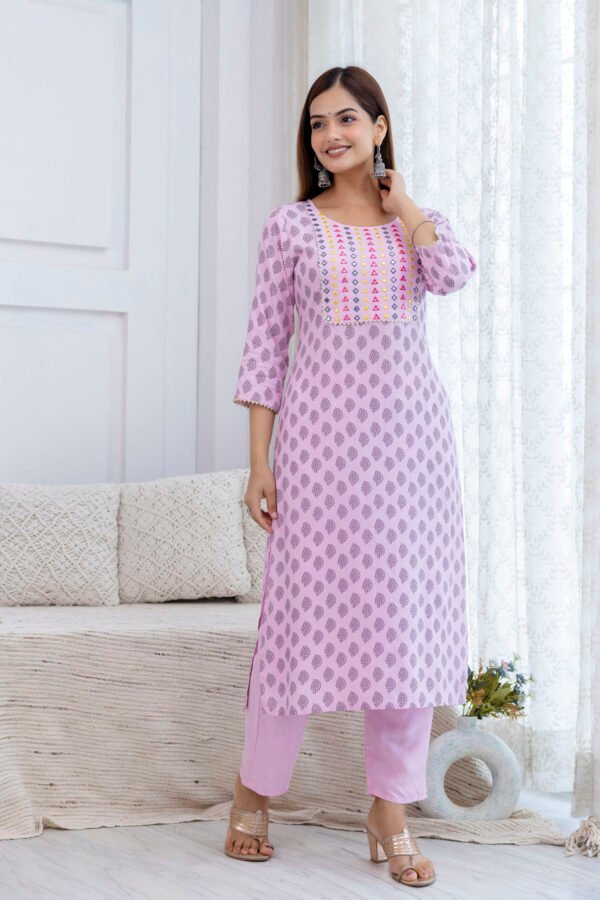 Fusion Flare Kurta Set - Image 7